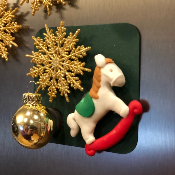 Other - Rocking Horse Ornament Magnet Set